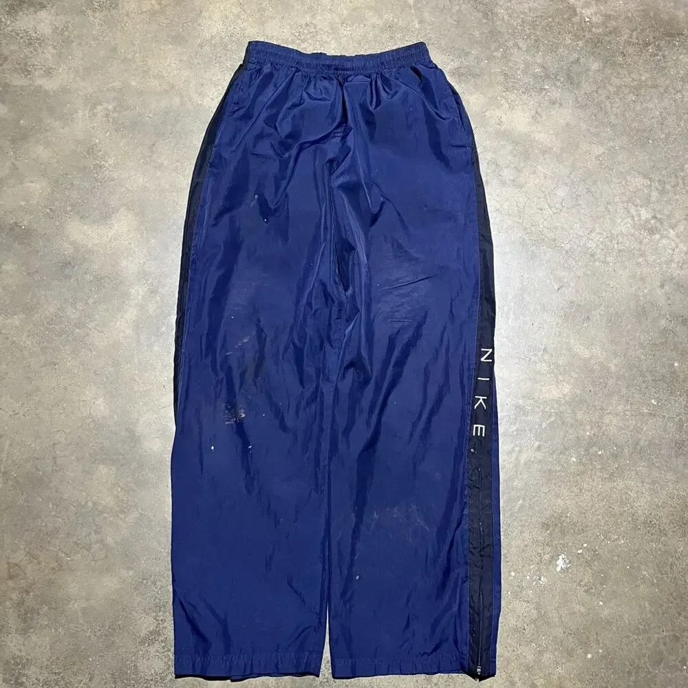Vintage 90s Nike Navy Windbreaker Sweatpants 34x31